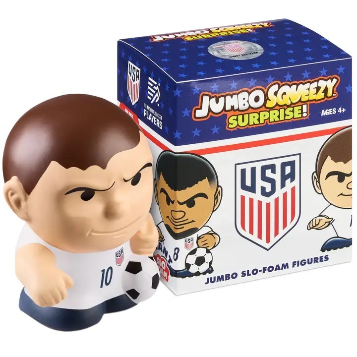2026 USA Mens Soccer Jumbo Squeezy Surprise! Slo-Foam Figure