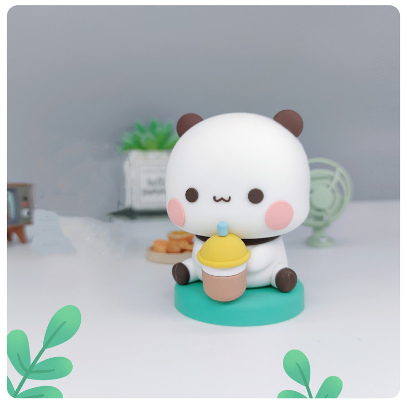 MITAO Panda YIER Bubu and Dudu Cute Sweet Couple Figure Desktop Deco Art Toy