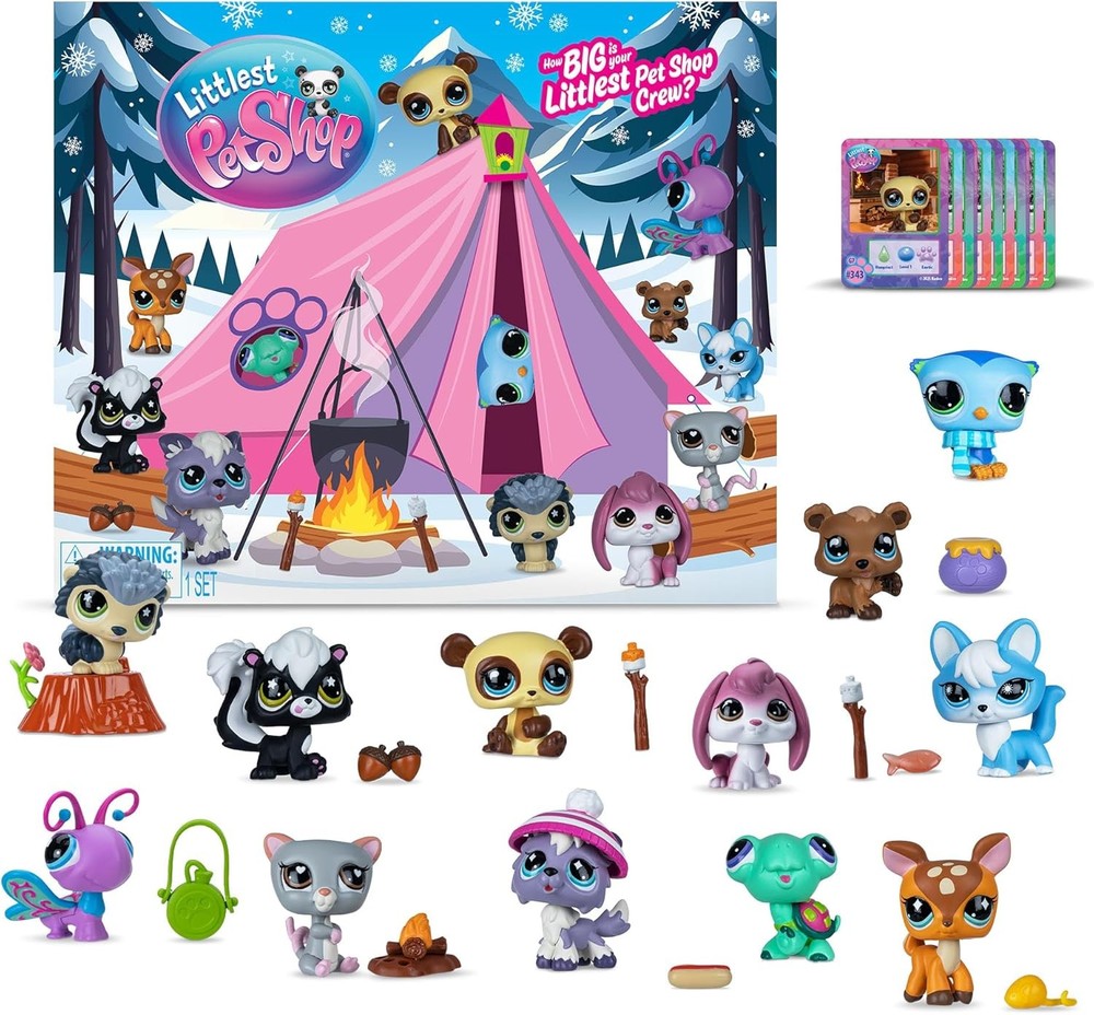 Cozy Campfire Play Pack – Series 4 LPS Bobblehead Toy for Ages 4