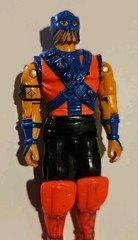 Gi Joe RED NINJAS figure v1 original 1993 Ninja Force Battle Ax Vehicle driver