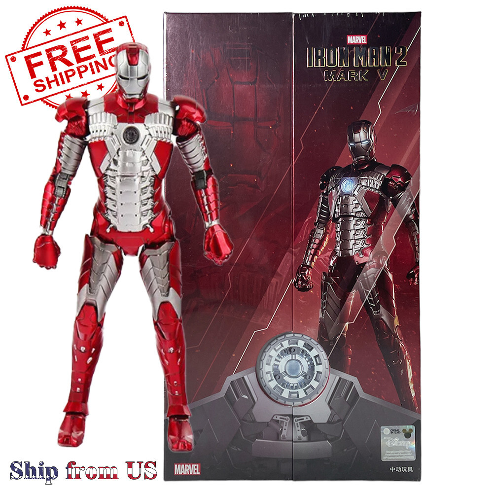 Marvel Avengers Iron Man Mark V MK5 Ironman Toy Action Figure Model NEW IN BOX
