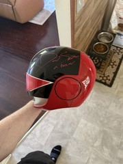 Power Rangers Quantum Ranger Signed Helmet