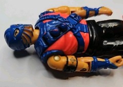 Gi Joe RED NINJAS figure v1 original 1993 Ninja Force Battle Ax Vehicle driver