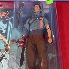 Neca Evil Dead 2 Hero Ash Retro Cloth Sealed 8 Inch Action Figure New 2014