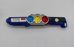 1997 Power Rangers Carranger Blue Centurion Synergizer Sword Recording Toy China