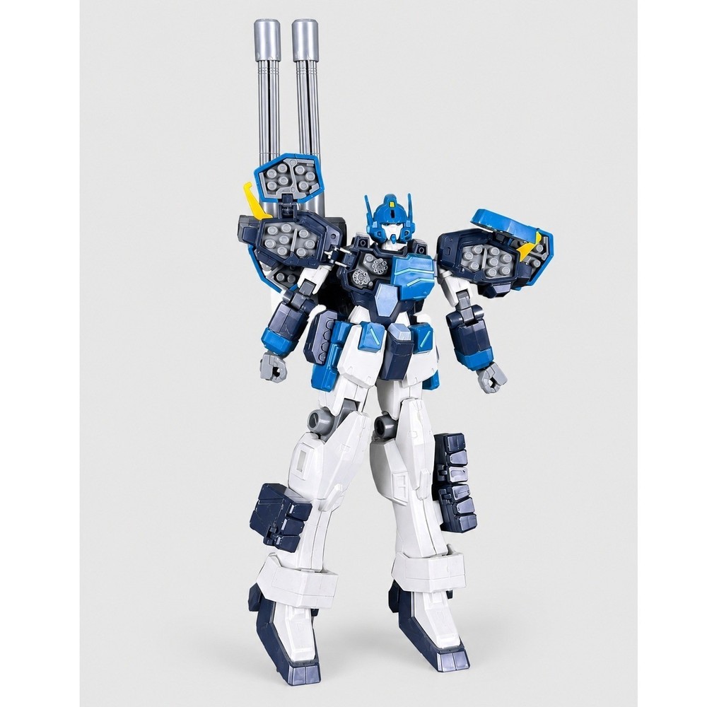 Bandai Gundam Heavyarms Custom EW Blue White Action Figure Endless Waltz 5.5in