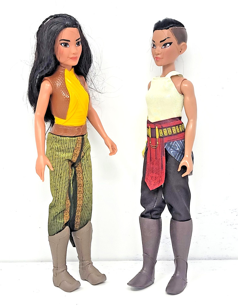 Disney Raya & The Last Dragon Doll Set Raya & Namaari Set No Accessories Preowne