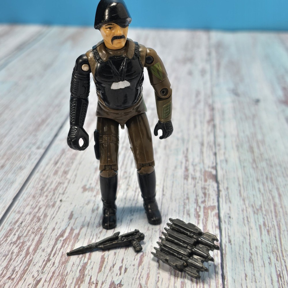 Major Bludd V1 100% Original Complete 1983 G.I. Joe Hasbro Figure Damaged Read