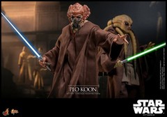 Hot Toys MMS785 Star Wars The Clone Wars Plo Koon 1/6 Scale 12″ Figure In Stock