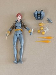 Hasbro Marvel Legends BLACK WIDOW Gray Suit Action Figure Loose Used