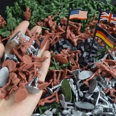Classic Military Toy Soldiers Set – 300 Durable Figures with Flags for All Ages