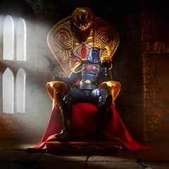 Presale G.I. Joe Classified Hooded Cobra Commander with Throne Set #221 6″ Oct