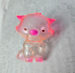 Jobi the Moon Fox Lil’ Sora Sakura soft vinyl Japanese toy figure pink clear