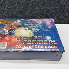Vintage Transformers Collectors Case G1 Optimus Prime Skywarp Mini Vehicles Lot