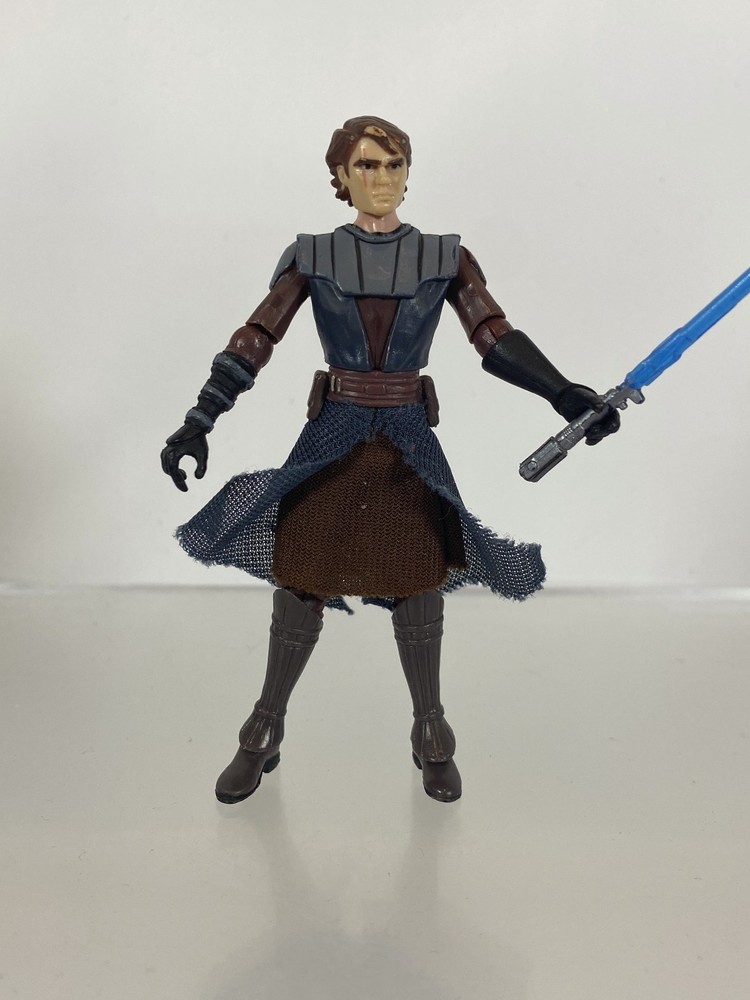 Star Wars Clone Wars Anakin Skywalker CW01 Action Figure with Lightsaber Loose