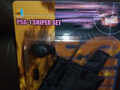 SNIPER PSG-1 SNIPER SET DRAGON FIGURES WEAPON SET 1/6TH SCALE CARDED