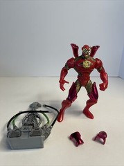 Vintage 1997 Toybiz Marvel Avengers Heroes Reborn Iron Man 7′ Action Figure