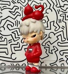 Hirono × Keith Haring Figure Doll Toy Gift New Sealed Limited Edition Authentic