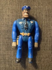 Lot Of 3 Kenner Police Academy Action Figures, Zed, Mahoney, Hightower