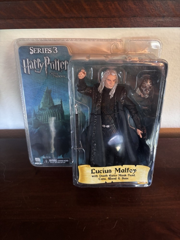 Lucius Malfoy Harry Potter Series 3 Order of the Phoenix NECA Action Figure NEW