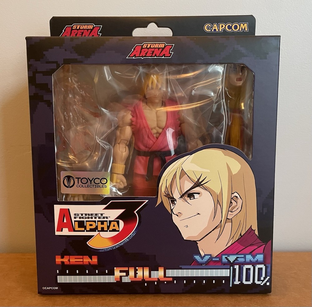 Storm Arena Street Fighter Alpha 3 Ken Pink Gi Toyco Exclusive Brand New Sealed