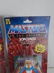 Masters of the Universe Origins Sorceress & Jitsu Lot of 2 NIB 2022 Retro Play