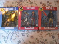 FORTNITE SQUAD BEAST MODE JACKAL, SKULLY, & RED STRIKE