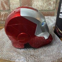 Iron Man Mark VII Headgear 1:1 Helmet LED Eyes Silver CG7248 Wearable New in Box