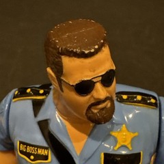 1990 Big Boss Man Complete Vintage WWF Hasbro Wrestling Series 1 – Action Figure