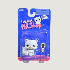Hasbro Littlest Pet Shop 50012 Persian Cat Figure Bobble Head Mirror 2004 NIB