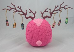 Luna 3 colorway lot 6.5-inch vinyl figure by The Bots Blue Pink Gray Urban daily