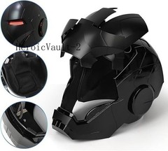 Iron Man Helmet MK5 1:1 Black Wearable Voice-control Open&Close Cosplay boxed