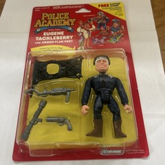 Kenner Police Academy Eugene Tackleberry Boxed Figure w/ Flak Vest & Weapons