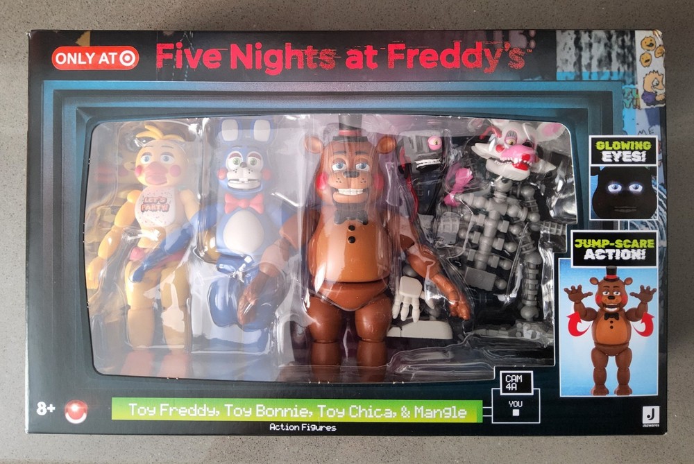 Jazwares FNAF Five Nights at Freddys Target Exclusive 4-Pack Figures