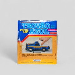 SEALED GLASSLITE BRAZIL BLUE THUNDER TROVÃO AZUL PICK-UP VEHICLE NIB 1980s