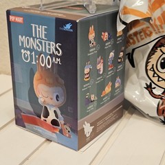POP MART Labubu The Monsters 1:00 A.M. Relaxed Time w/ Box Card Bag