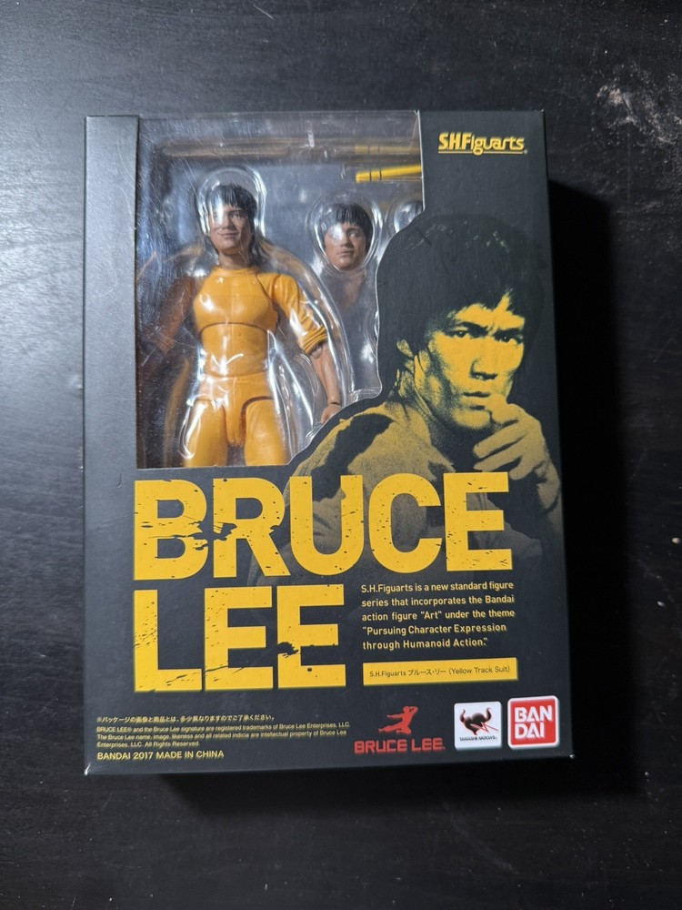 BANDAI Entertainer / USED / fighting Bruce Lee SHFIGUARTS YELLOW TRACK SUIT