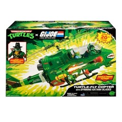 PRESALE TMNT x G.I. Joe Mashups Turtle-Fly Copter Roadblock-Wild Bill x Raphael