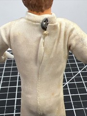 1972 Ideal Toys Evel Knievel Figure Bendy Rubber w/ Helmet VTG 1970s Motorcycle