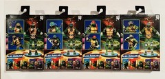NECA TMNT FORTNITE COMPLETE SET of 4 Raphael, Michelangelo, Leonardo, Donatello