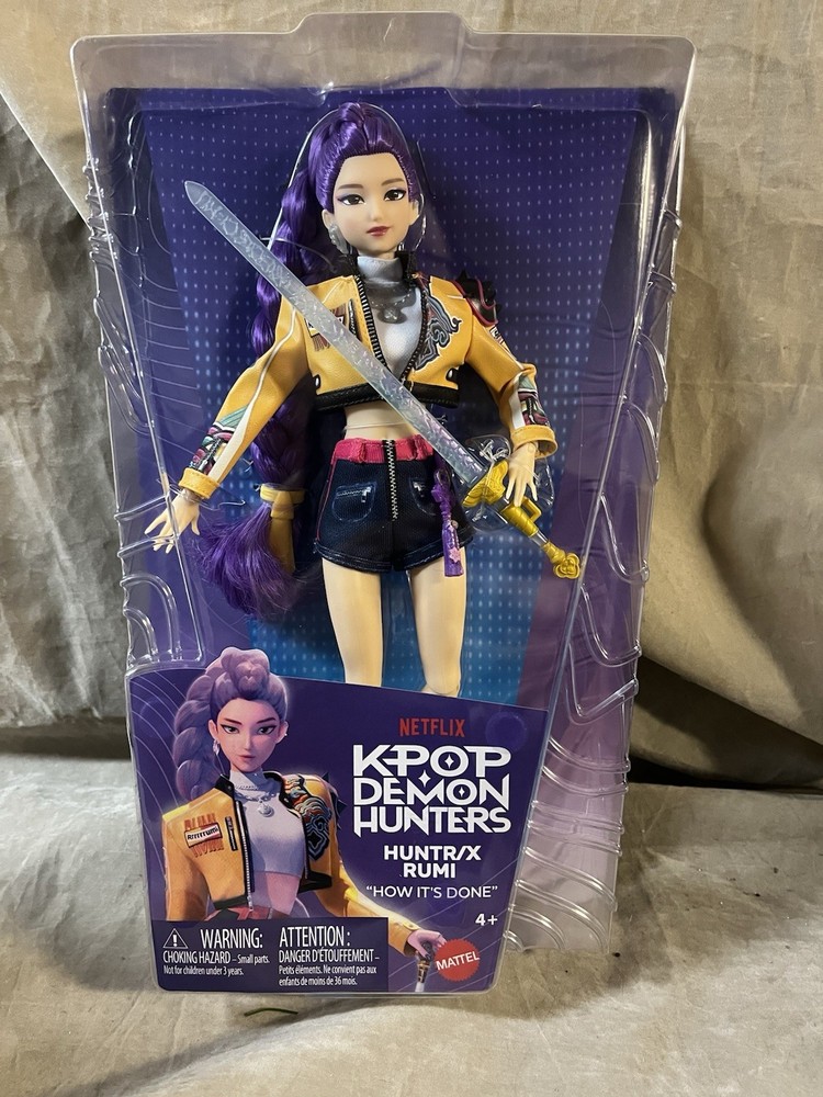 Kpop Demon Hunters Huntr/x Huntrix Rumi Doll 12” Figure Toy✅Ships Asap✅