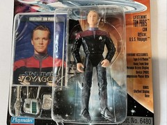 Star Trek Voyager Tom Paris 5″ Action Figure 1995 Playmates Toys NIB