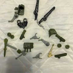 3 Final Faction Action Figures with accessories