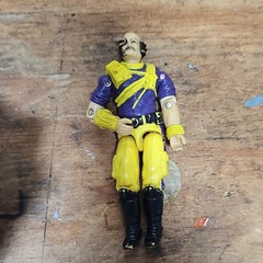 Action Figure Yellow Purple Black Boots Headgear Fully Jointed Plastic