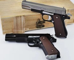 1:2 scale Metal Army Gen 2 Colt 1911 Shell Eject Toy Mini Guns Black hybrid sexy