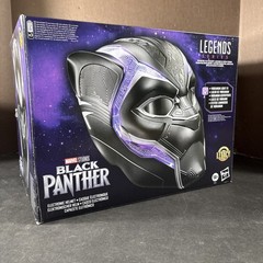 MARVEL LEGENDS BLACK PANTHER 1:1 SCALE VIBRANIUM TALKING HELMET ROLE PLAY HASBRO