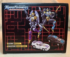 Transformers Universe 2003 Botcon Exclusive Shadow Striker and Roulette Unopened
