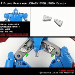 Shockwave Lab Filling Parts Upgrade Kit For Legacy United Evolution Kingdom