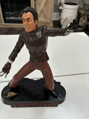 Bruce Lee Enter the Dragon Han Action Figure w/ Alternate Hand & Display Base