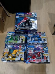 Playmates LEGENDARY VOLTRON ’84” 16″ set 2017 Black Red Blue Green Yellow Lion